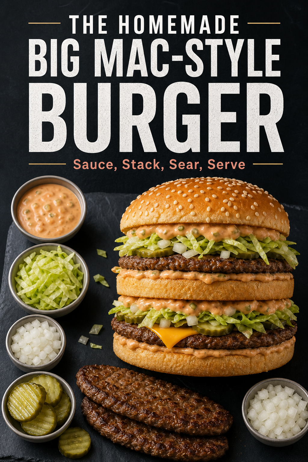 The Homemade Big Mac-Style Burger cover