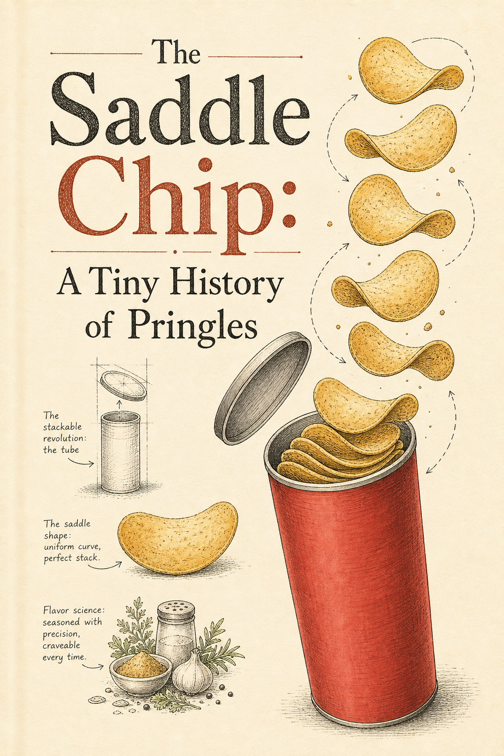 The Saddle Chip: A Tiny History of Pringles cover